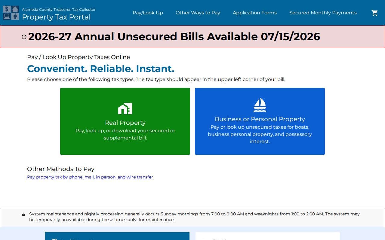 Livermore records property tax lookup for Alameda County
